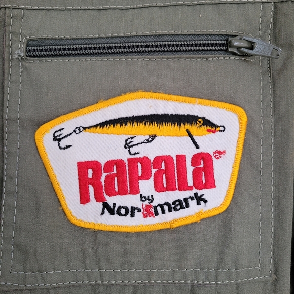 Vintage McGregor Sportswear Utility Cargo Fishing Jacket Olive Green M - Picture 7 of 10